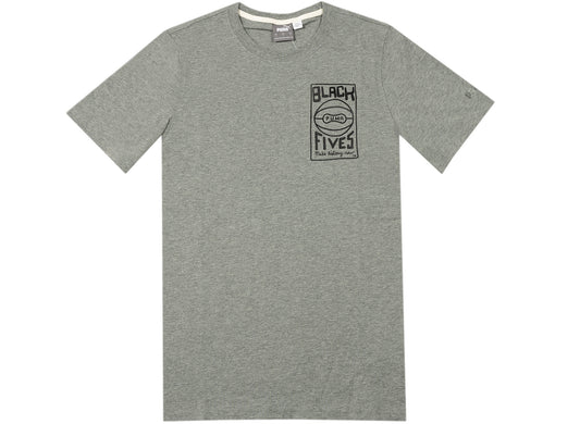 Puma Black Fives S/S Tee in Grey