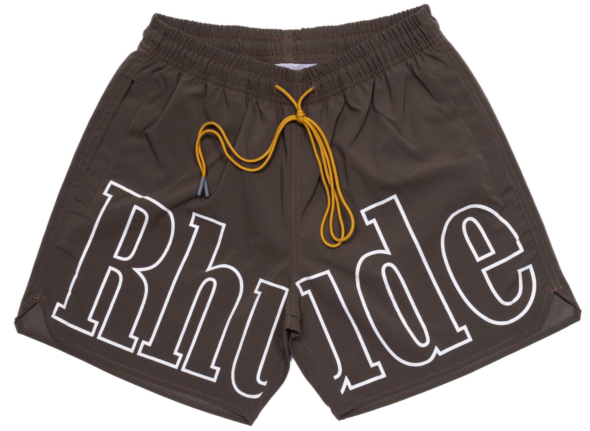 Rhude Logo Swim Trunk - Camel – Kith