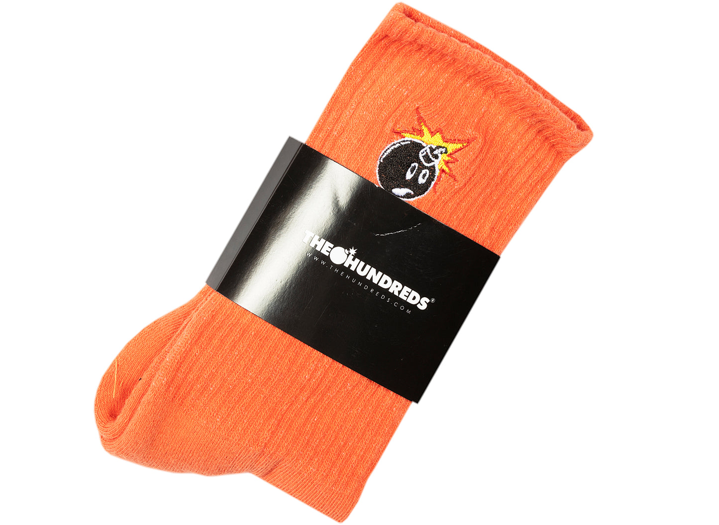 The Hundreds Adam Bomb 20W Socks in Coral