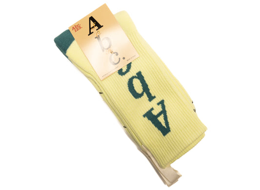 Advisory Board Crystals Abc. 123 Socks in Sulphur