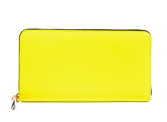 Comme des Garçon Super Fluo Wallet in Yellow