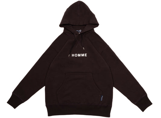 Comme des Garçons Homme Logo Hoodie in Black