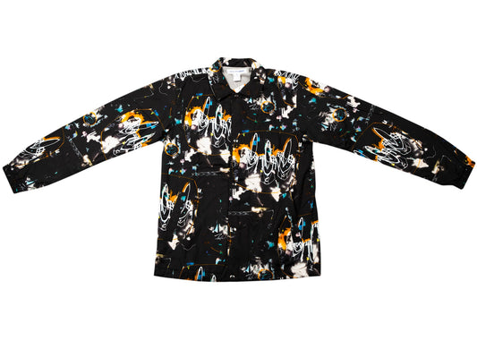 Comme des Garçons SHIRT x Futura Coach Jacket in Black