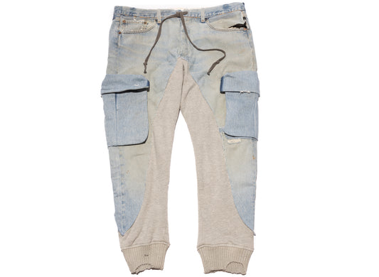 Greg Lauren 50/50 Cargo Lounge Pants