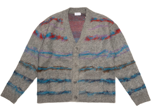 John Elliott Mohair Jacquard Cardigan