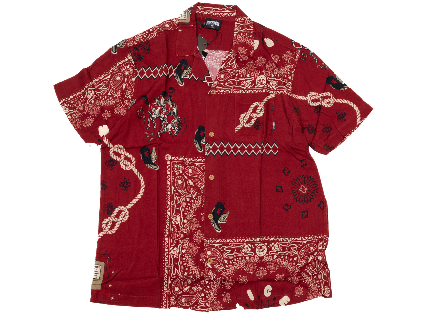 Ice Cream Dirk S/S Woven Button Up