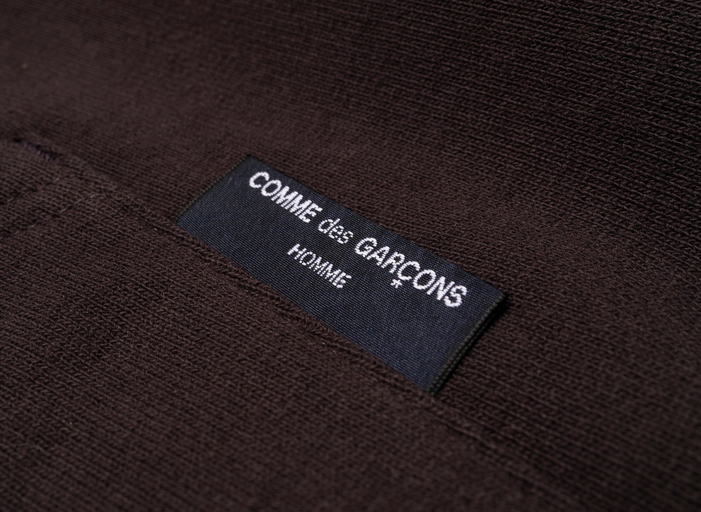 Comme des Garçons Homme Logo Hoodie in Black