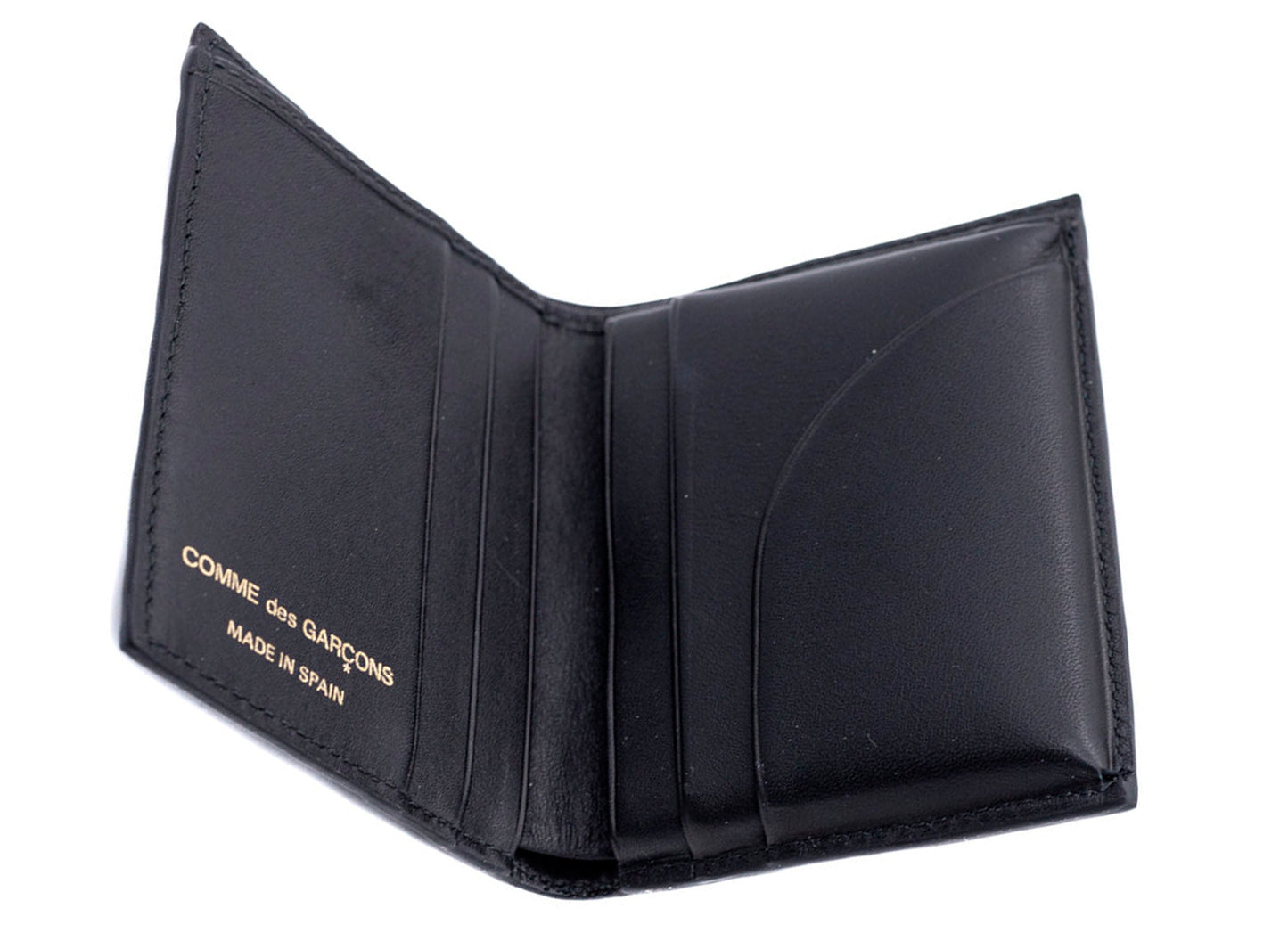 Comme des Garçon Embossed Forest Wallet in Black