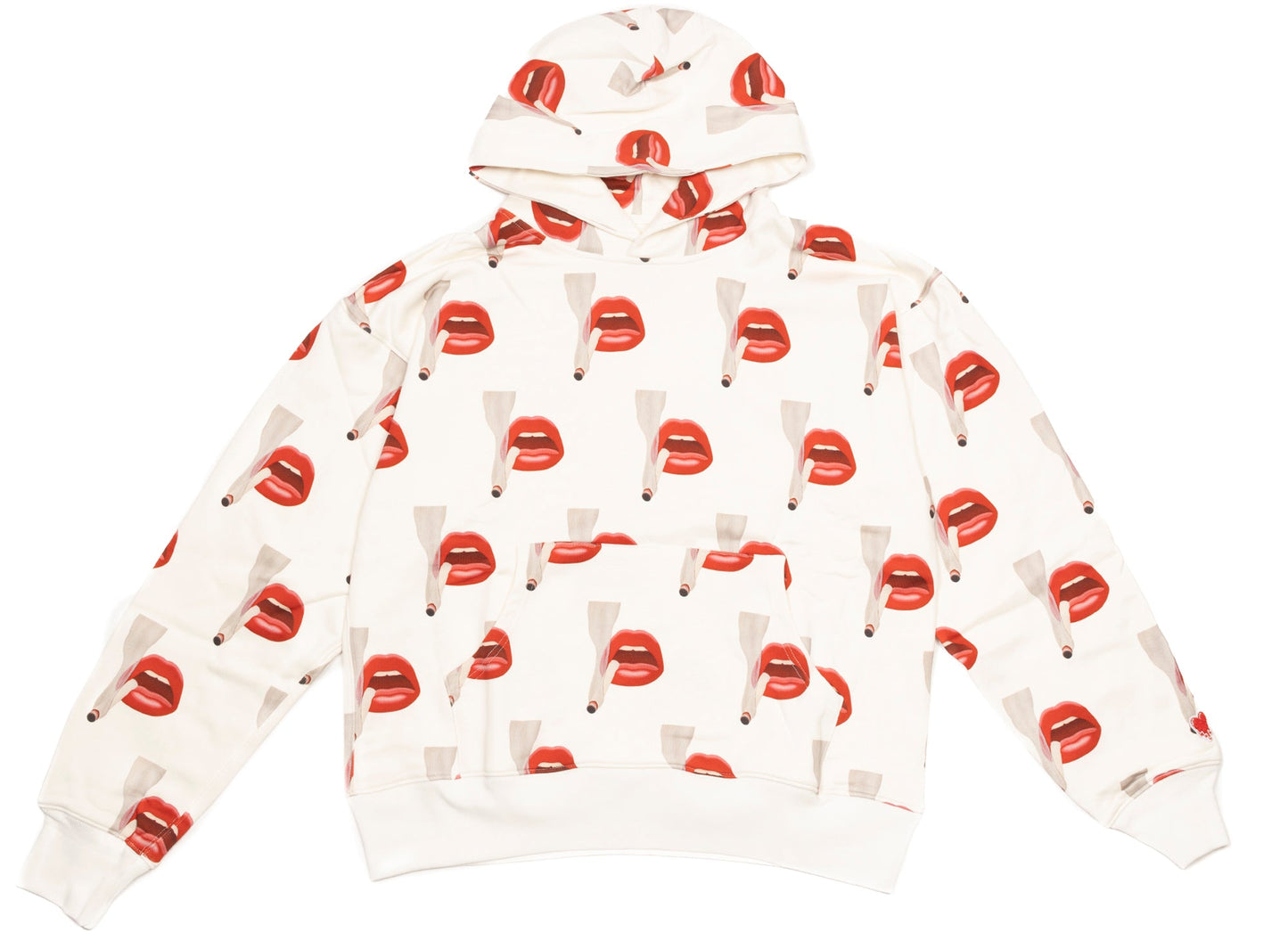 Emotionally Unavailable x Tom Wesselmann AOP Smoking Lips Hoodie