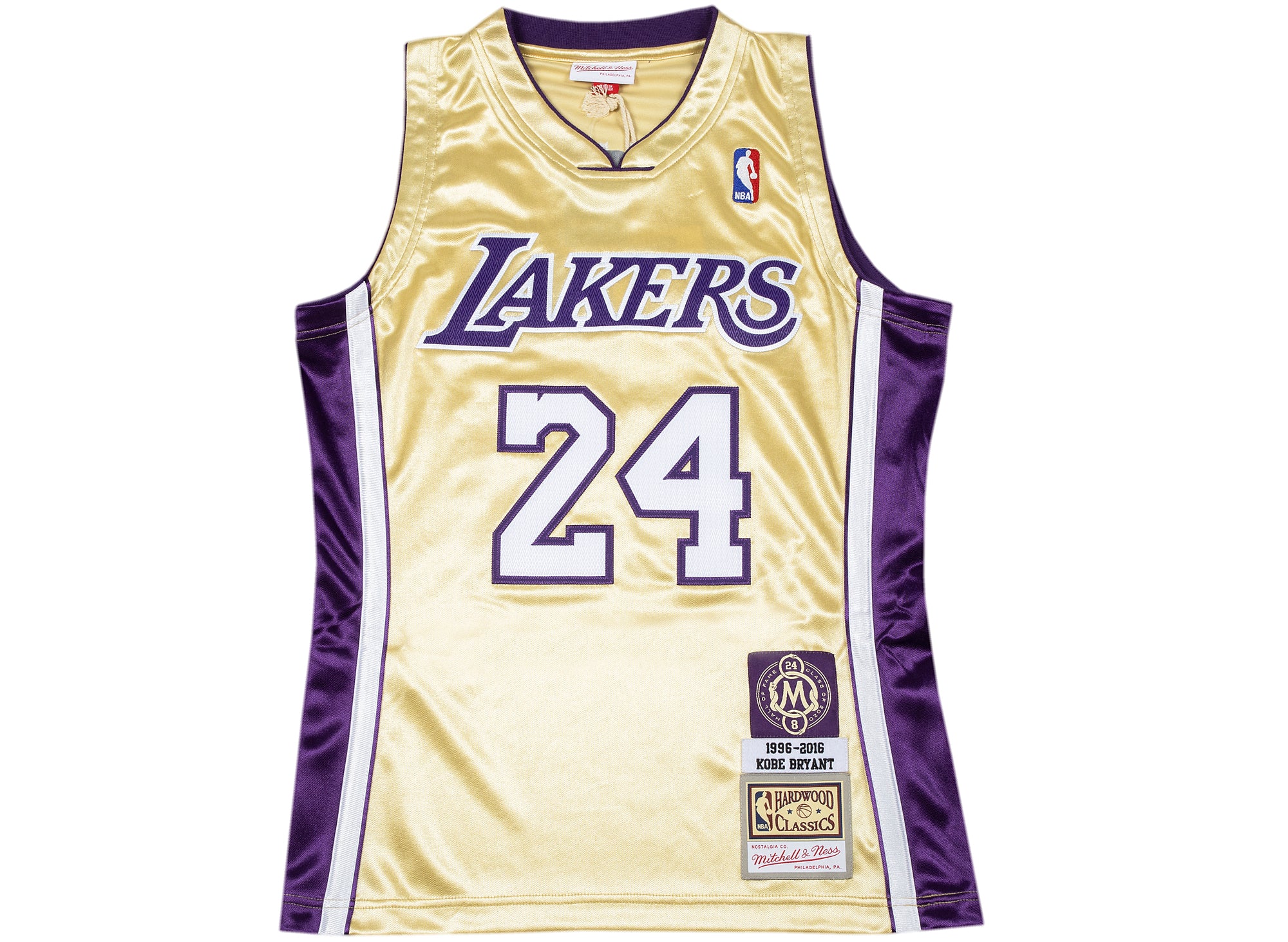 MITCHELL AND NESS Los Angeles Lakers Kobe Bryant Hall of Fame Authentic  Jersey AJY4CP20021-LALGOLD96KBR - Shiekh