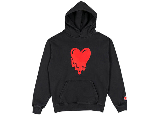 Emotionally Unavailable Heart Logo Hoodie