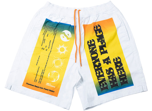 Rokit x Converse Shorts in White