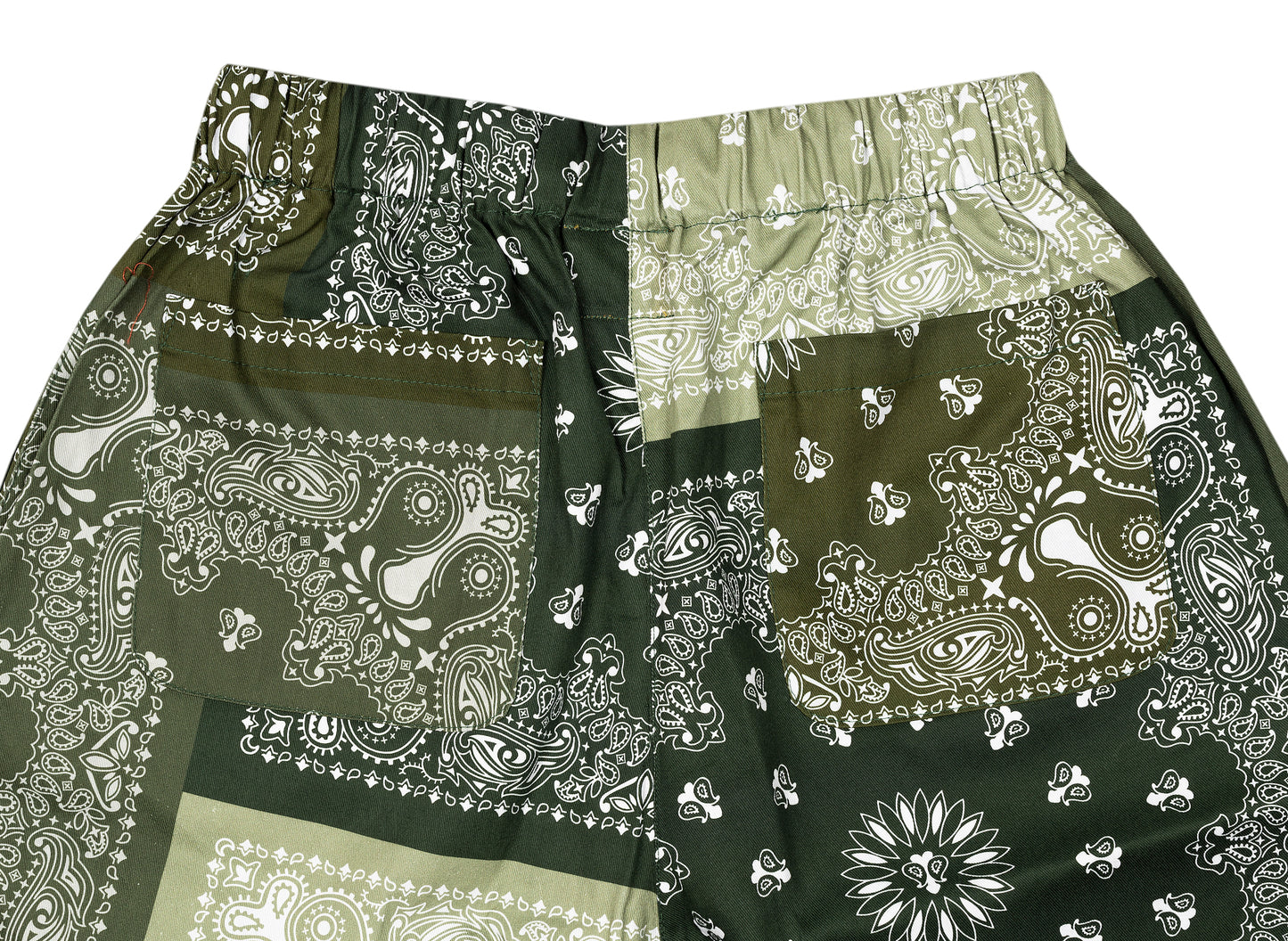Fucking Rabbits Paisley Shorts in Green