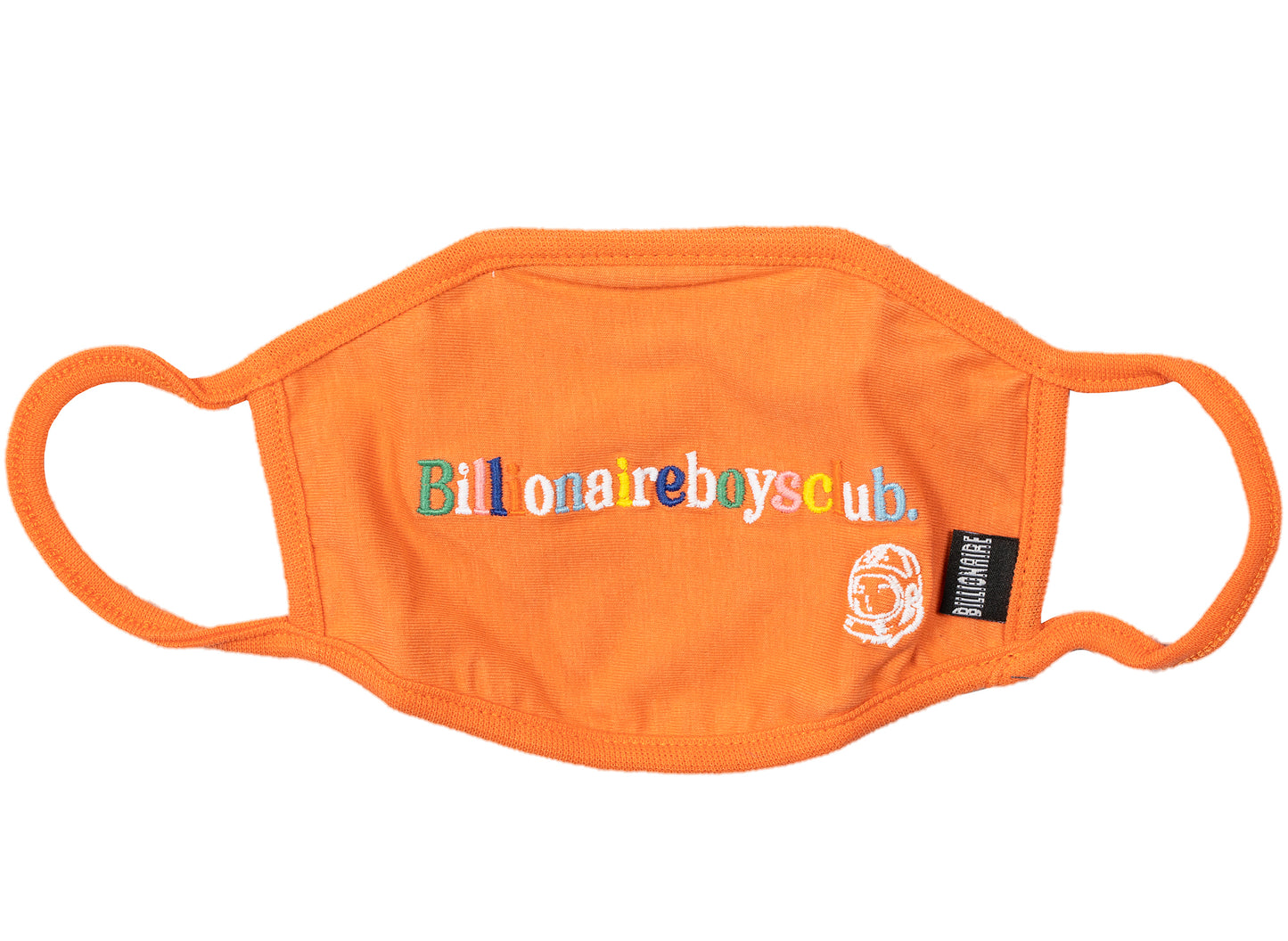 BBC Letters Face Mask in Orange