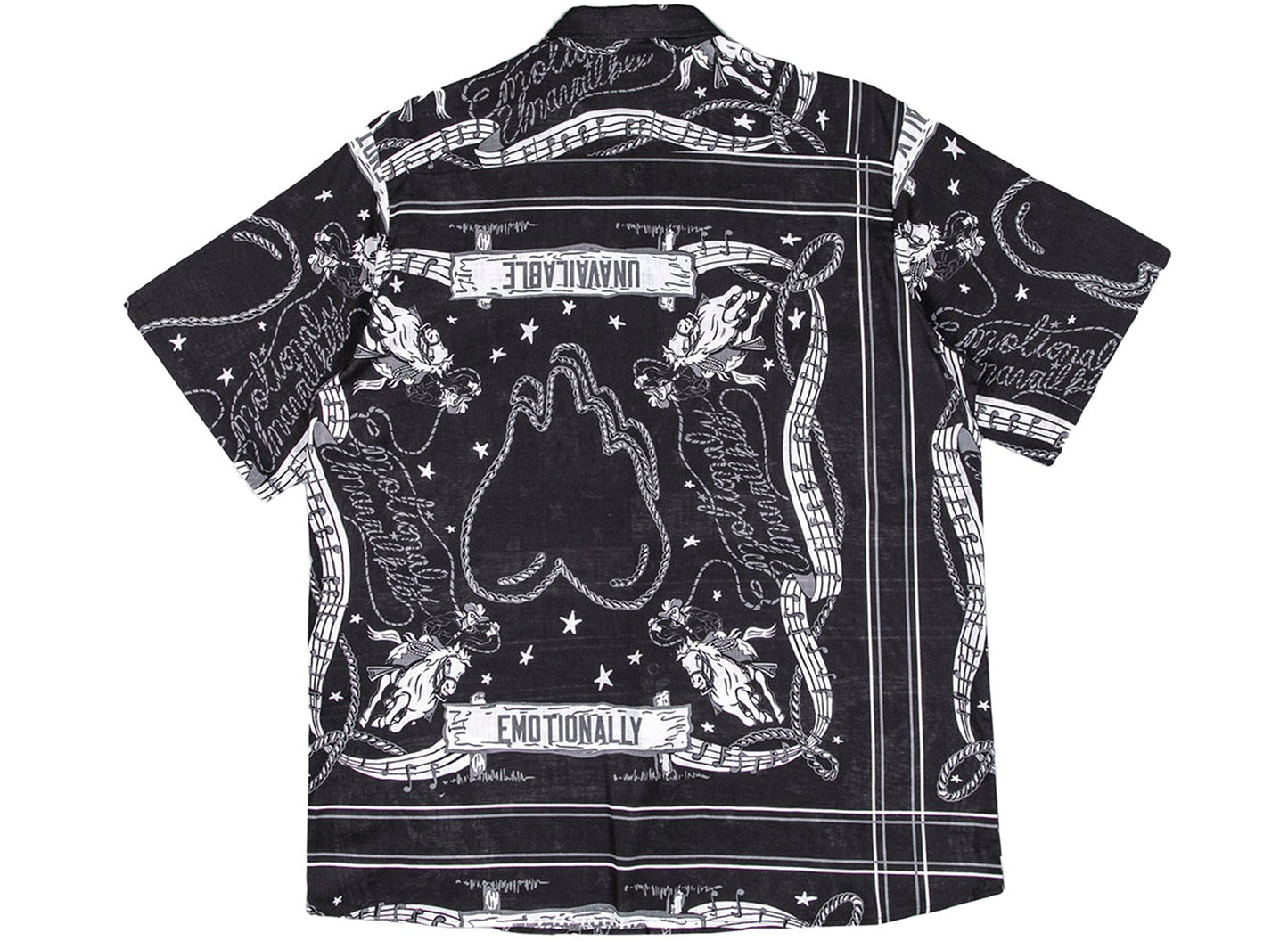 Emotionally Unavailable Oxford Printed L/S Button-Up
