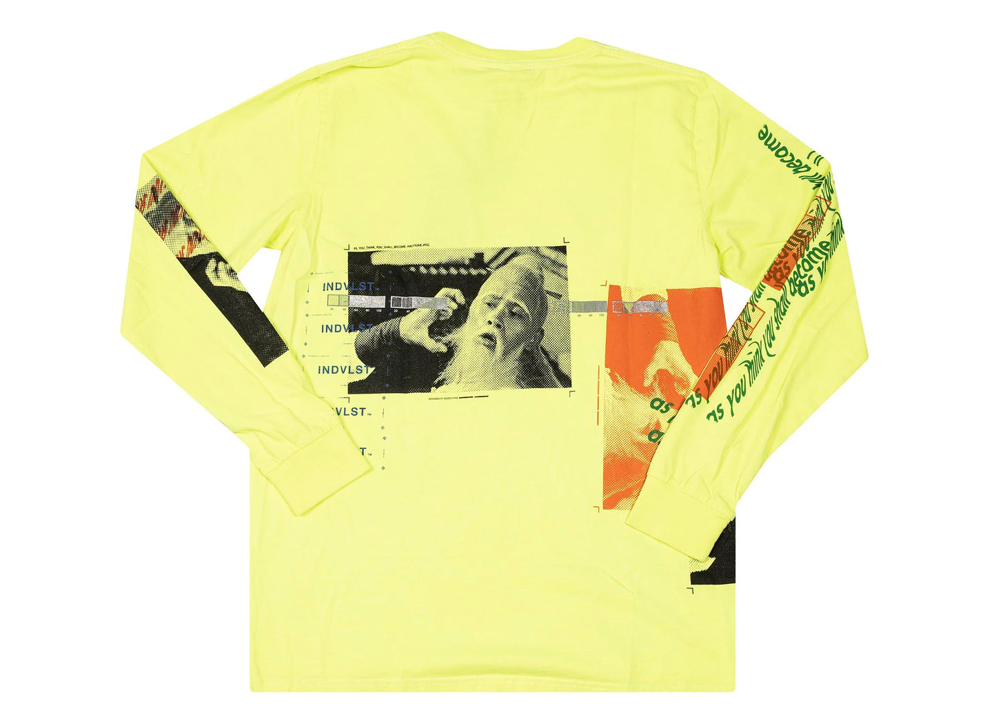 INDVLST Hand Printed Neon Long Sleeve 'Neon'