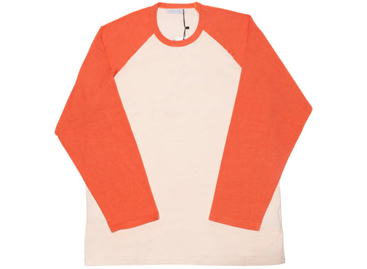 John Elliott Washed Baseball Tee in Red