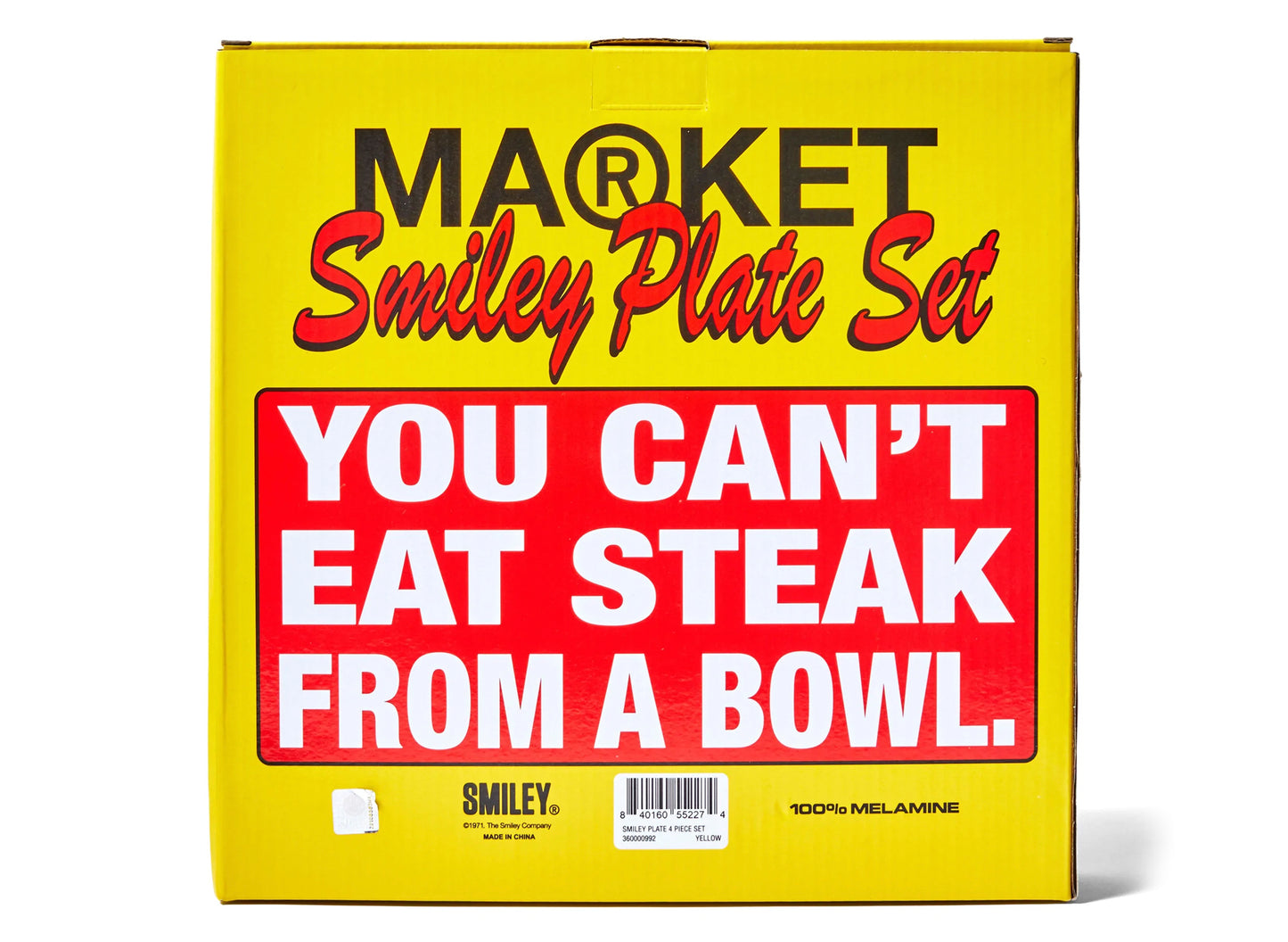 Market Smiley Plate 4 Piece Set