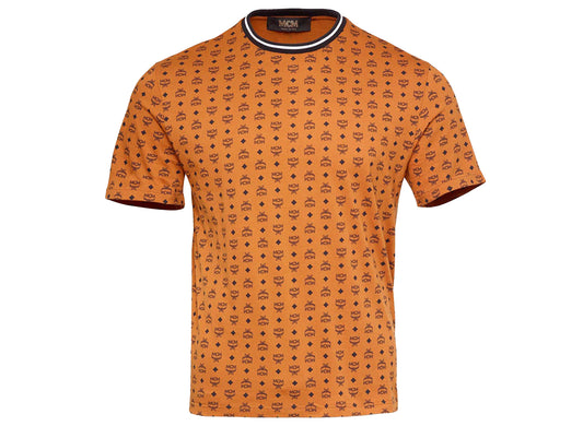 MCM Visetos Tee in Cognac