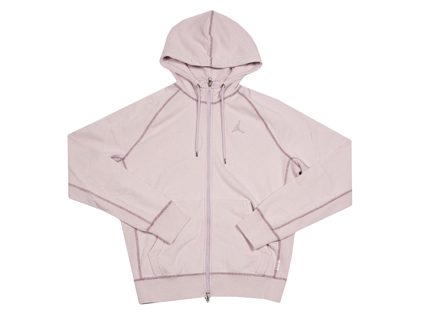 MJ Washed Wings Fleece Full Zip Hoodie 'Iced Lilac'