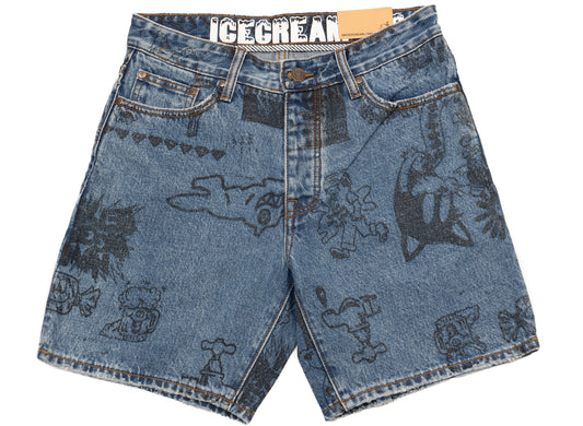 Ice Cream Sun Out Jean Shorts