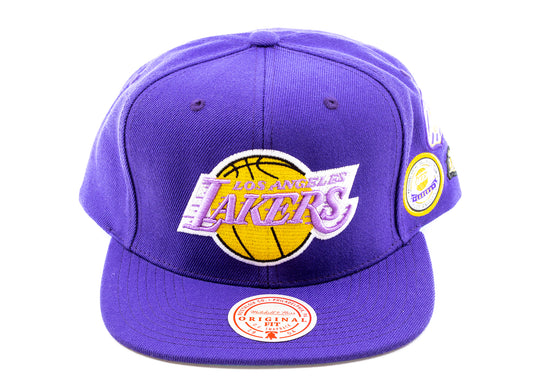 Mitchell & Ness Blue Under Finals Snapback HWC LA Lakers