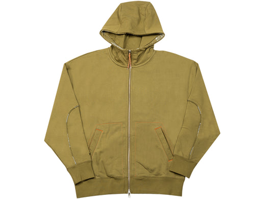 Converse x Paria Farzaneh Full Zip Hoodie in Olive
