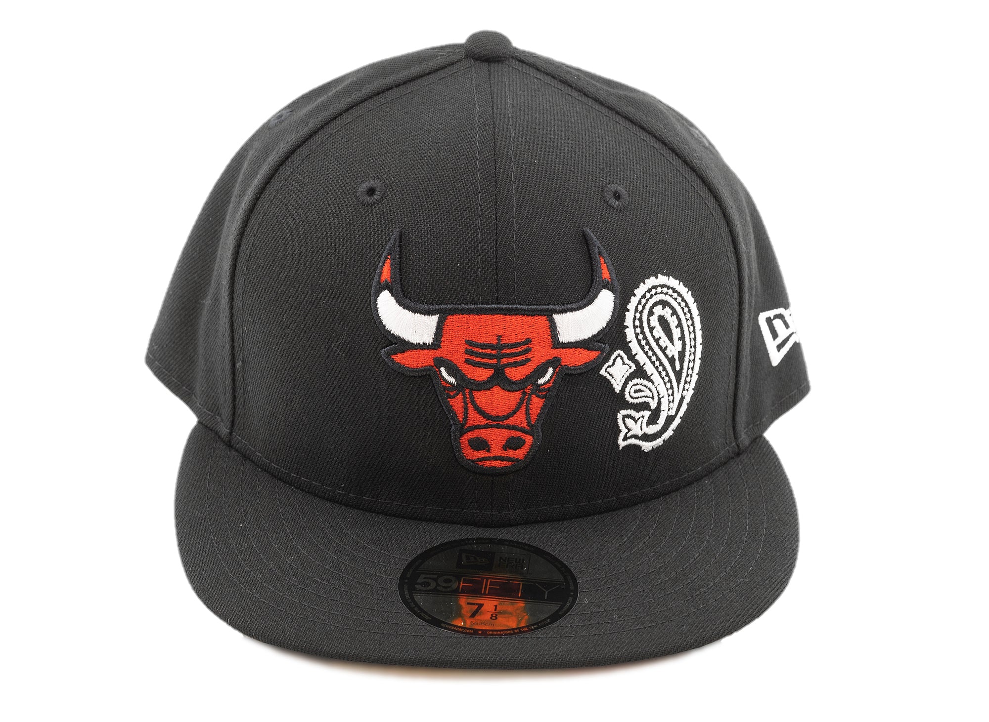New Era Chicago Bulls 59FIFTY Paisley Brim Fitted Hat