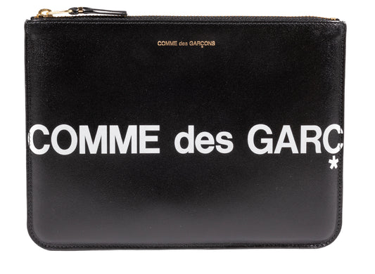 Comme des Garçon Huge Logo Wallet 'Black SA5100HL'