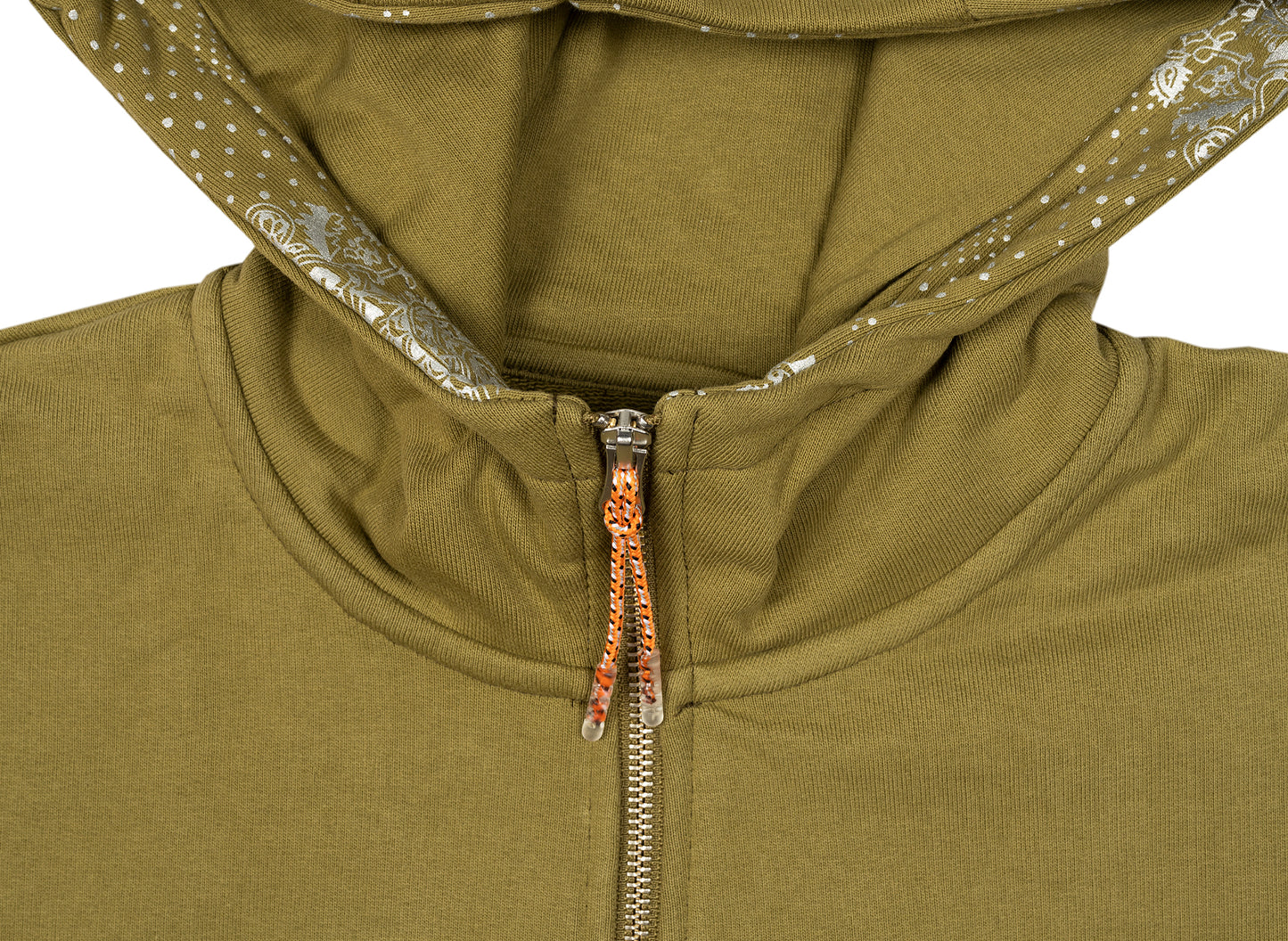 Sweat à capuche zippé Converse x Paria Farzaneh coloris Olive