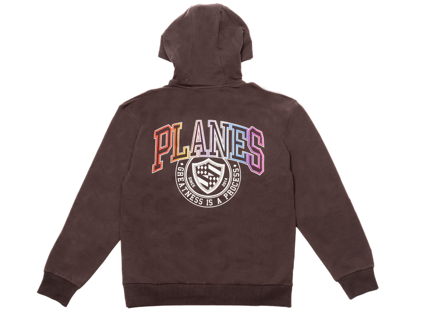 Paper Planes Collegiate Spectrum Half Zip Hoodie