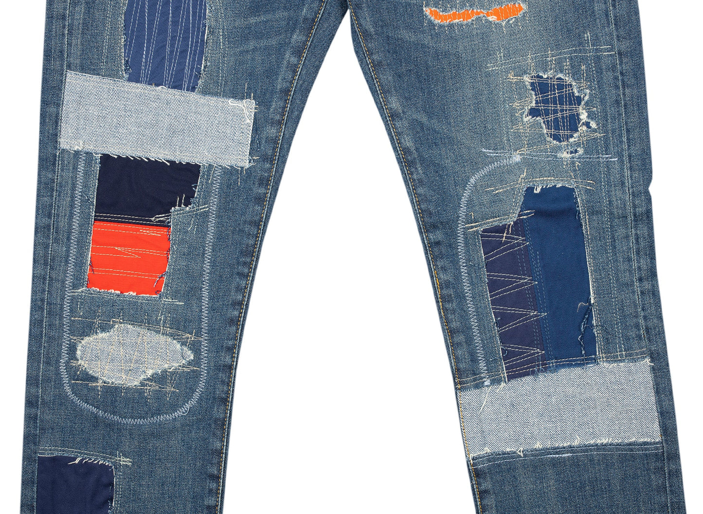 Junya Watanabe MAN x Comme des Garçons x Levi's Indigo Patchwork Denim