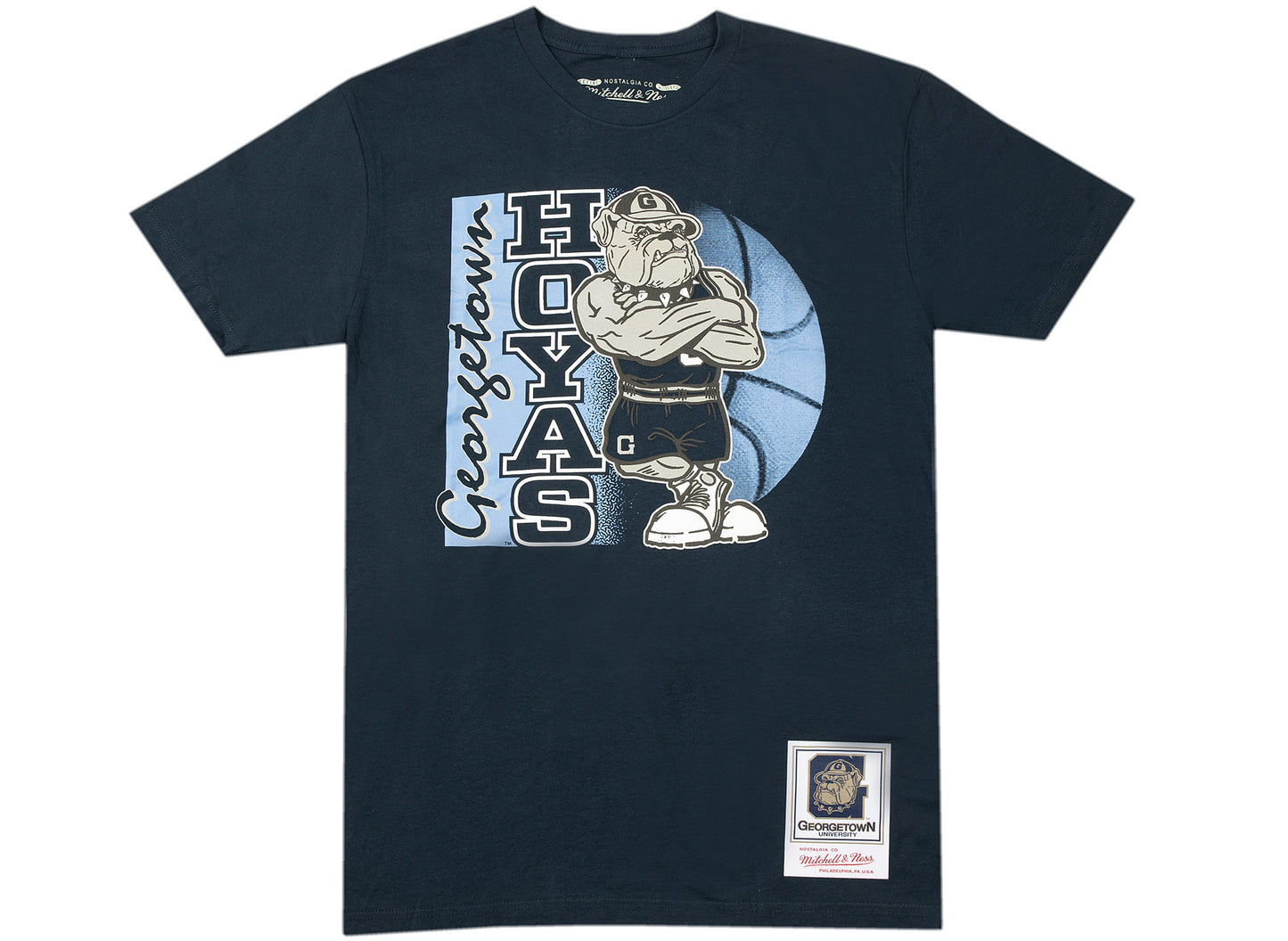 Mitchell Ness Big Dawg Georgetown University Tee