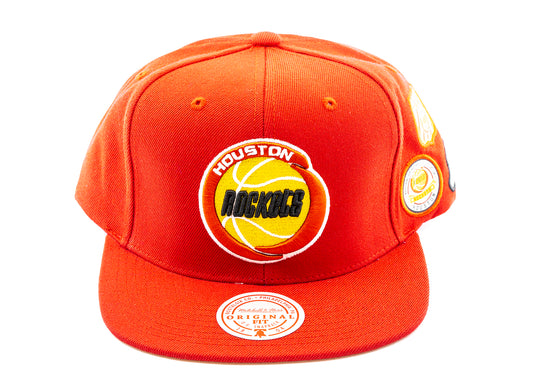 Mitchell & Ness Blue Under Finals Snapback HWC Houston Rockets