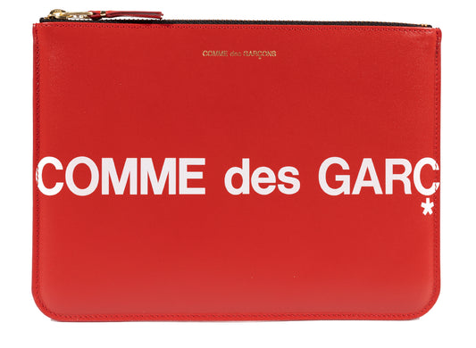 Comme des Garçon Huge Logo Wallet 'Red SA5100HL'