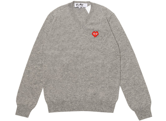 Comme des Garçons Play x Invader V Neck Pullover