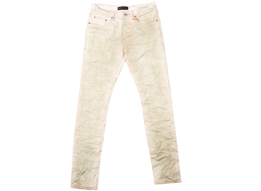 Purple Brand White Neon Stitch Jeans 'Pink'