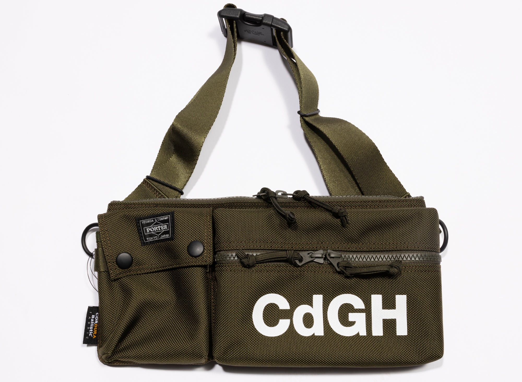 Comme des Garçon HOMME Cordura Porter Waistbag in Khaki – Oneness