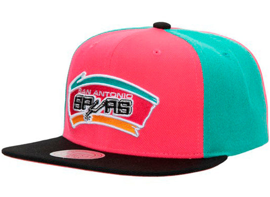 Mitchell & Ness NBA On the Block Spurs Snapback