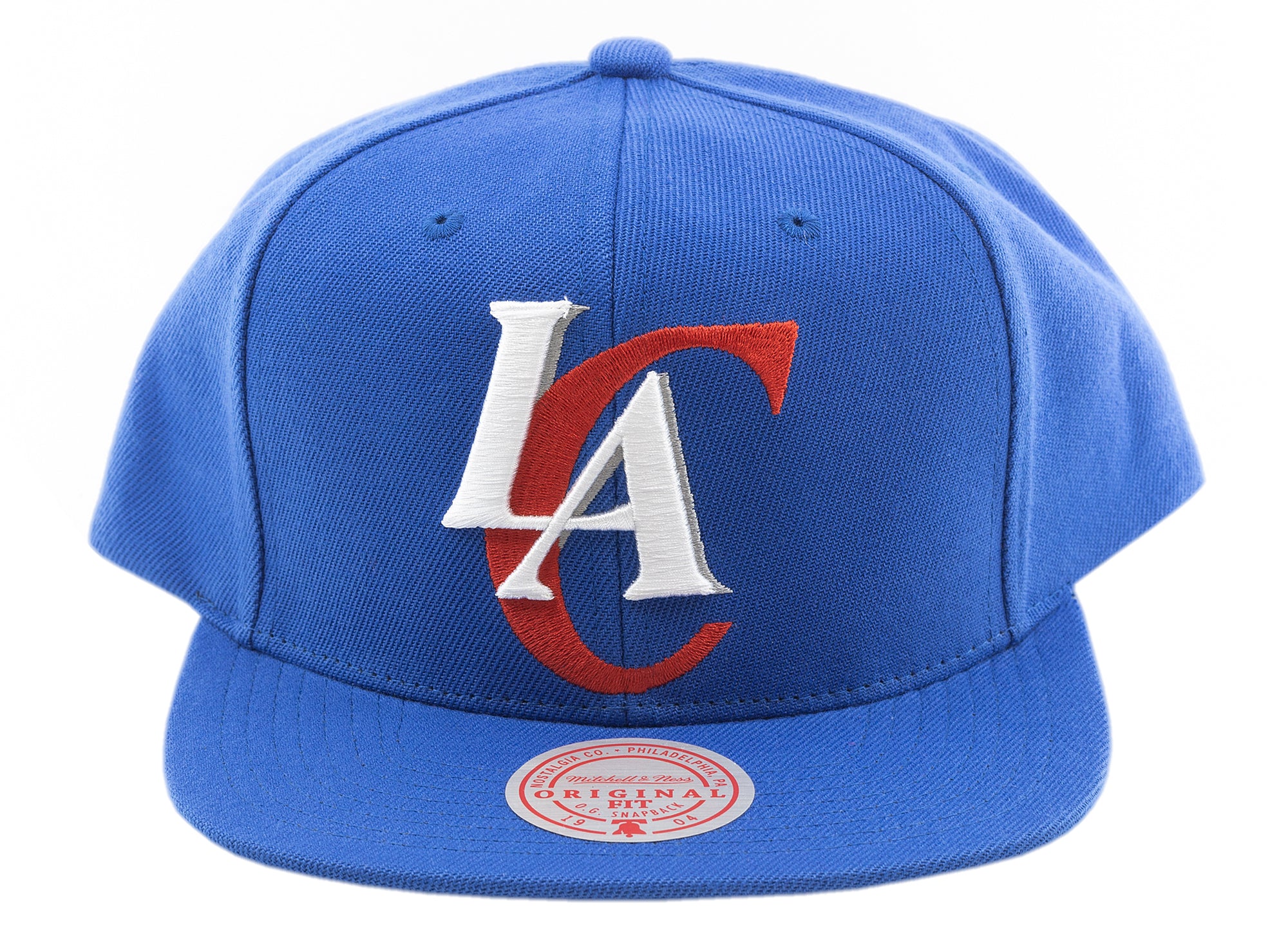 Los Angeles Clippers Mitchell & Ness Blue Linen Snapback Blue