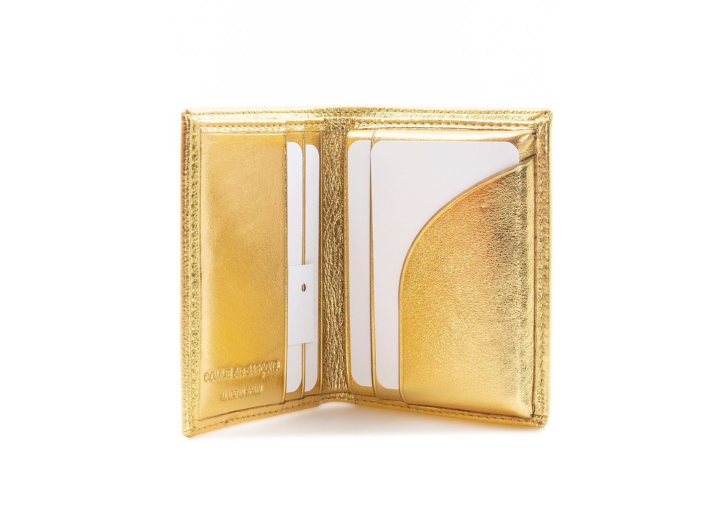 Comme des Garçon Gold Line Wallet in Gold