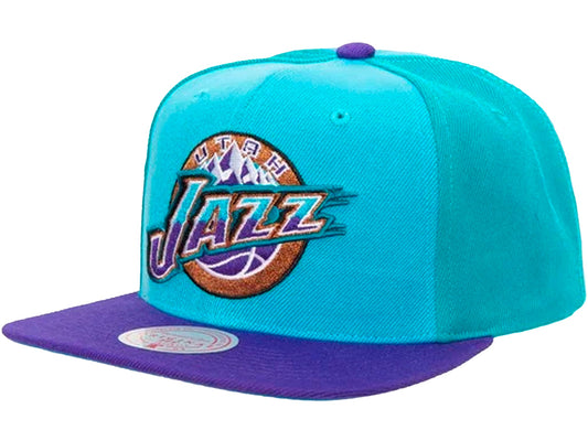Mitchell & Ness NBA On the Block Jazz Snapback