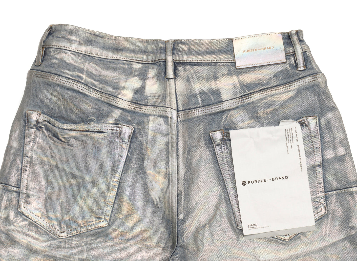 Purple Brand Light Indigo Iridescent Pearl P020 Jeans