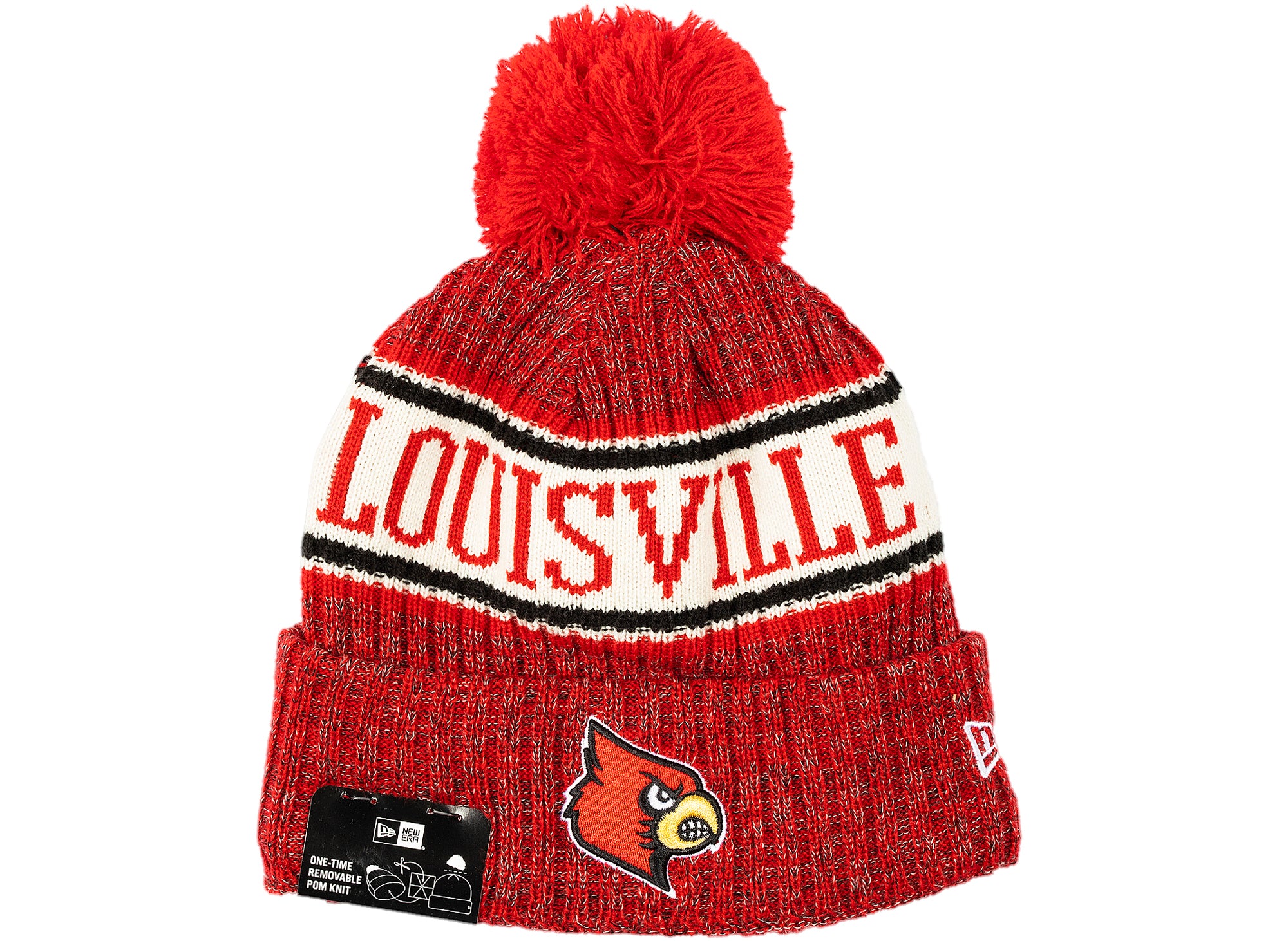 LOUISVILLE CARDINALS NCAA BEANIE TOP OF THE WORLD SIMPLE KNIT SKI CAP HAT  NWT!