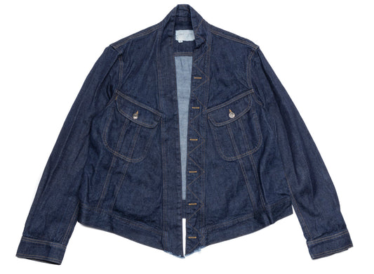 Greg Lauren Washed Denim GL1 Trucker Jacket