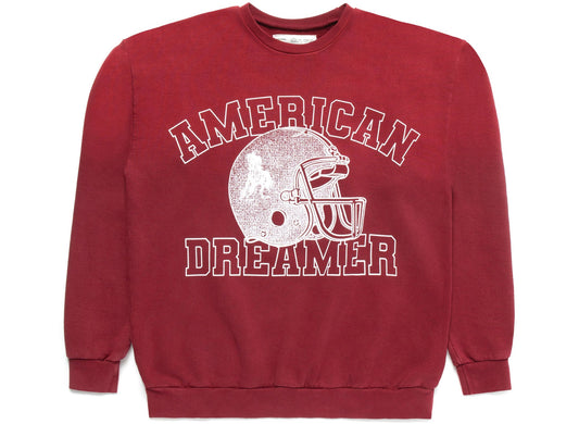 One of These Days American Dreamer Crewneck in Burgundy