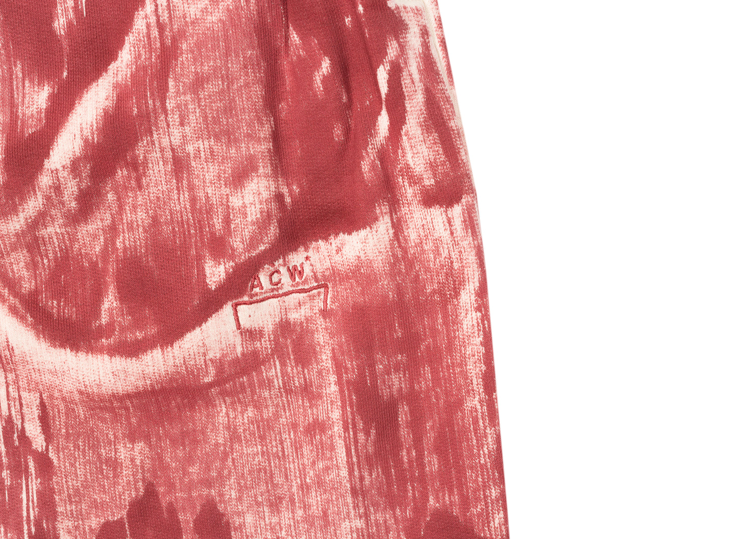 A-COLD-WALL* Corrosion Sweatpants in Deep Red