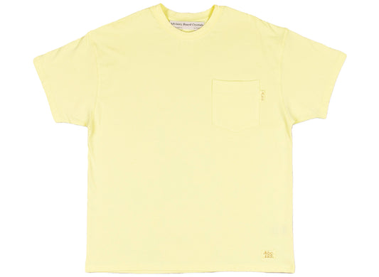 Advisory Board Crystals Abc. 123. Short Sleeve Pocket Tee in Sulfur