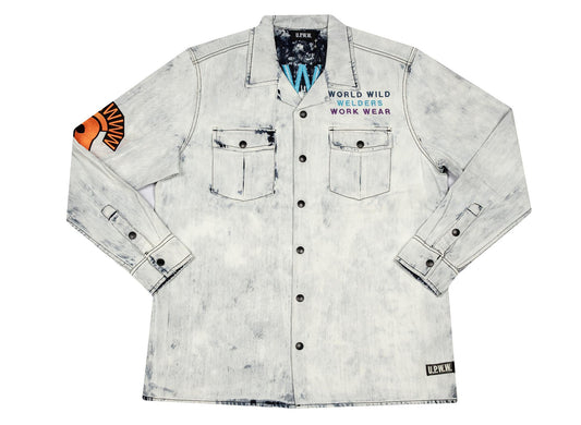 U.P.W.W. Bleached Denim Work Shirt
