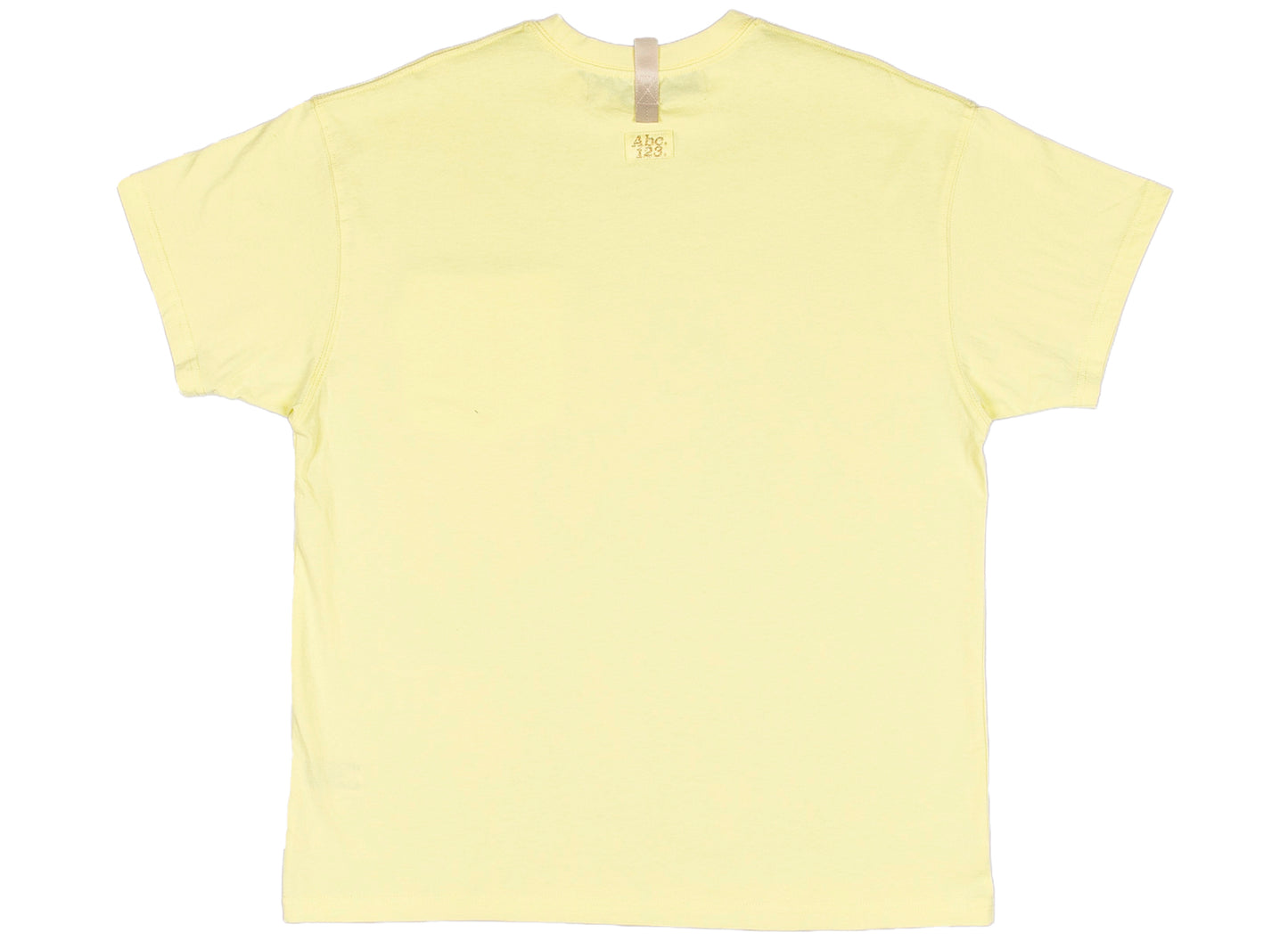 Advisory Board Crystals Abc. 123. Short Sleeve Pocket Tee in Sulfur